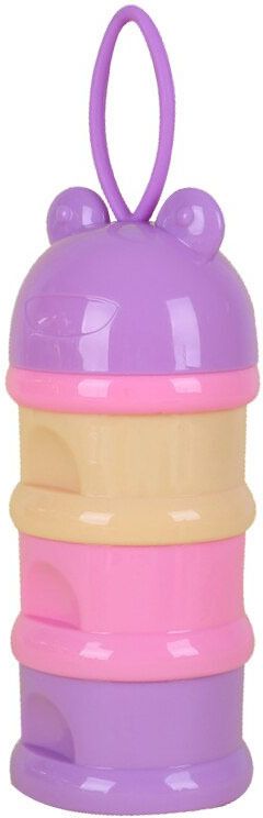 mopslik 3 Layered Baby Food Storage Container Baby Travel Milk Powder Box - Plastic-picture-9