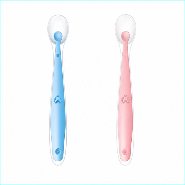 bubblino Soft Silicone Baby Feeding Spoon Set | BPA Free Infant Weaning Spoons - Silicone-picture-3