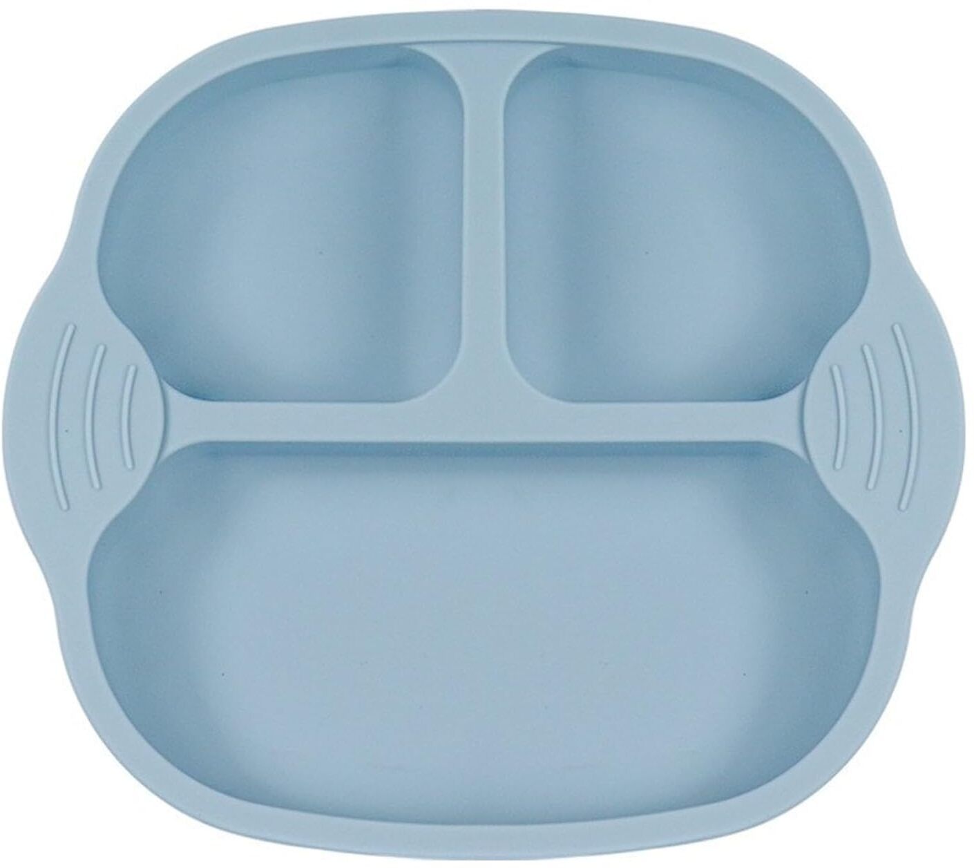 Silicone Baby Feeding Plate, Divided Suction Dish, Non-Slip- Silicone-image-33