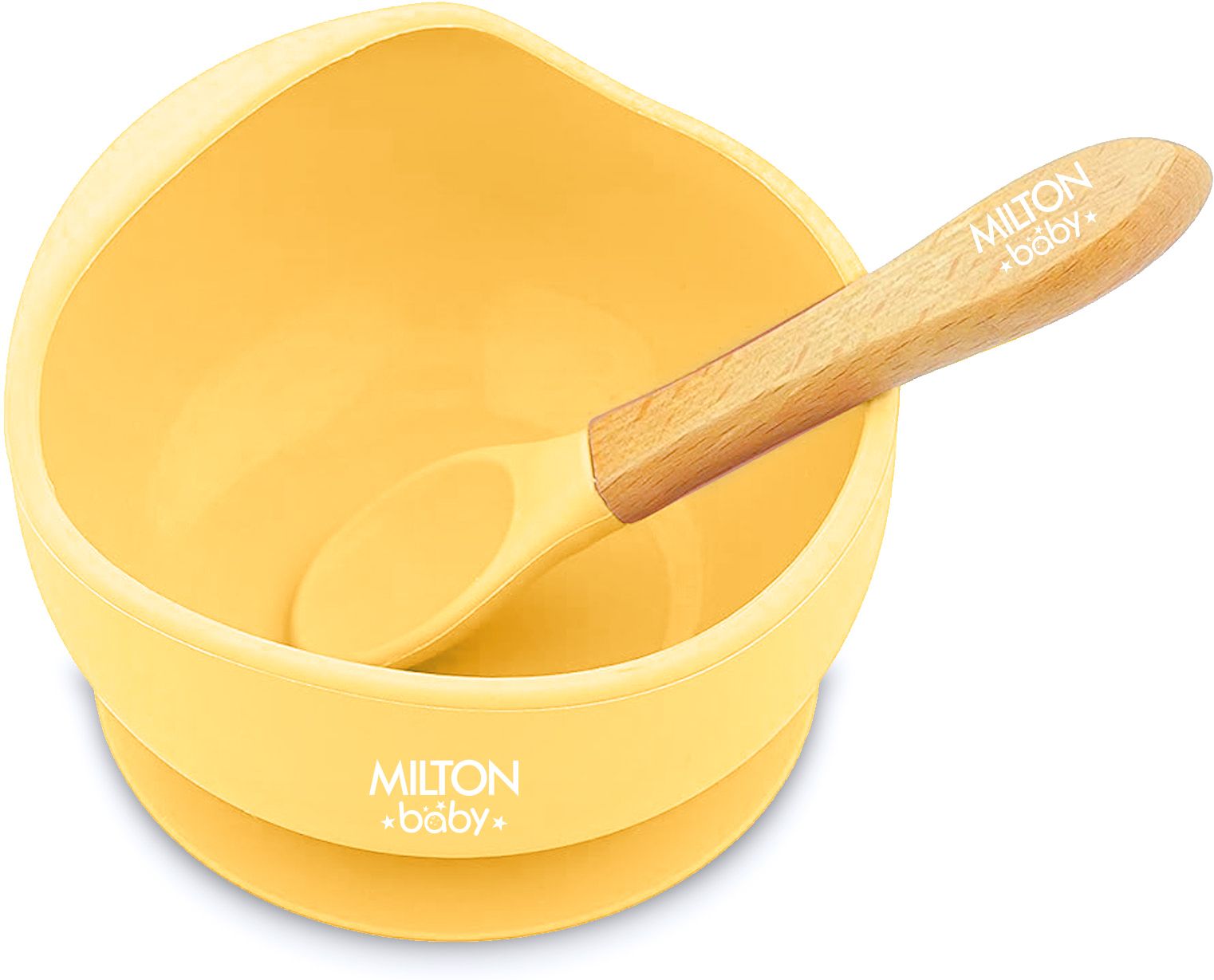milton baby Silicone Suction Bowl With Spoon I BPA Free- Food Grade Material, Orange - Silicone-picture-12