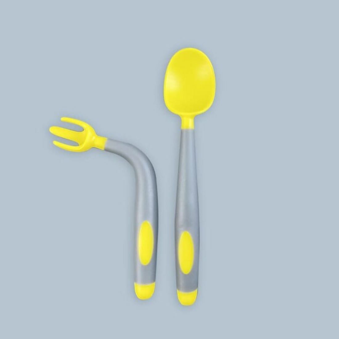 Silicone Spoon for Baby and Kids Microwave Dishwasher BPA Free Safe-(Yellow)- Silicon-image-43