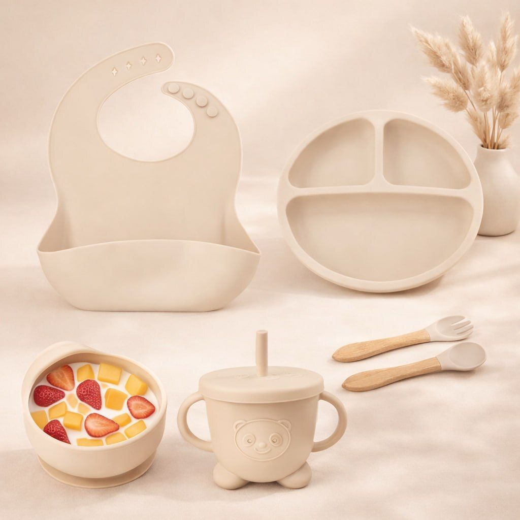 yopple Suction Plate & Bowl Feeding Set - Food Grade Silicone-picture-11