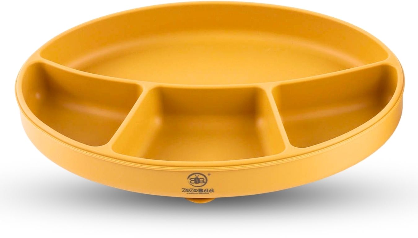 Plate for Babies Toddlers & Kids |Suction Base Divided Portion BPA-Free- 100 % Food Grade Silicone-image-31