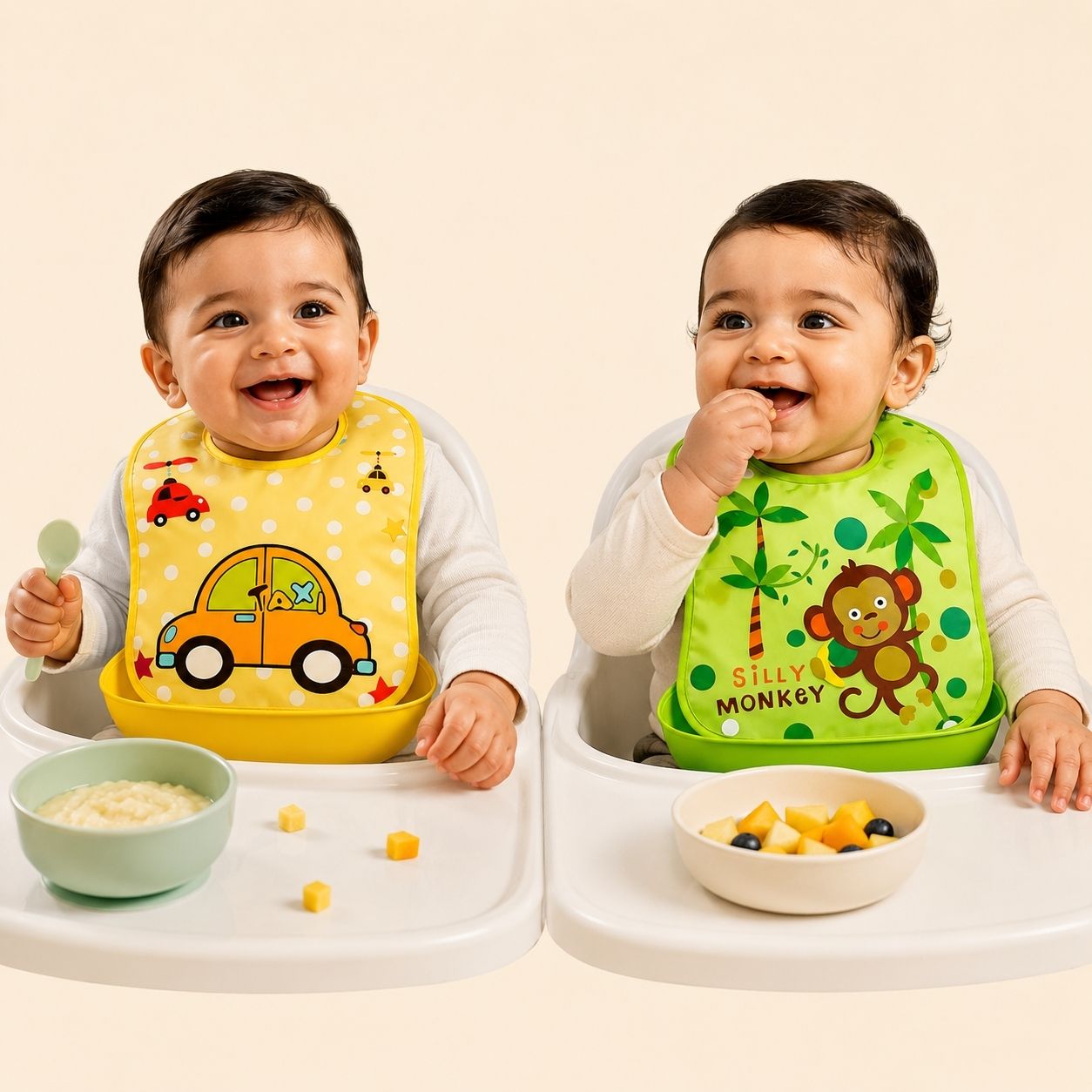 Baby Feeding Bib Set - Waterproof EVA-image-31