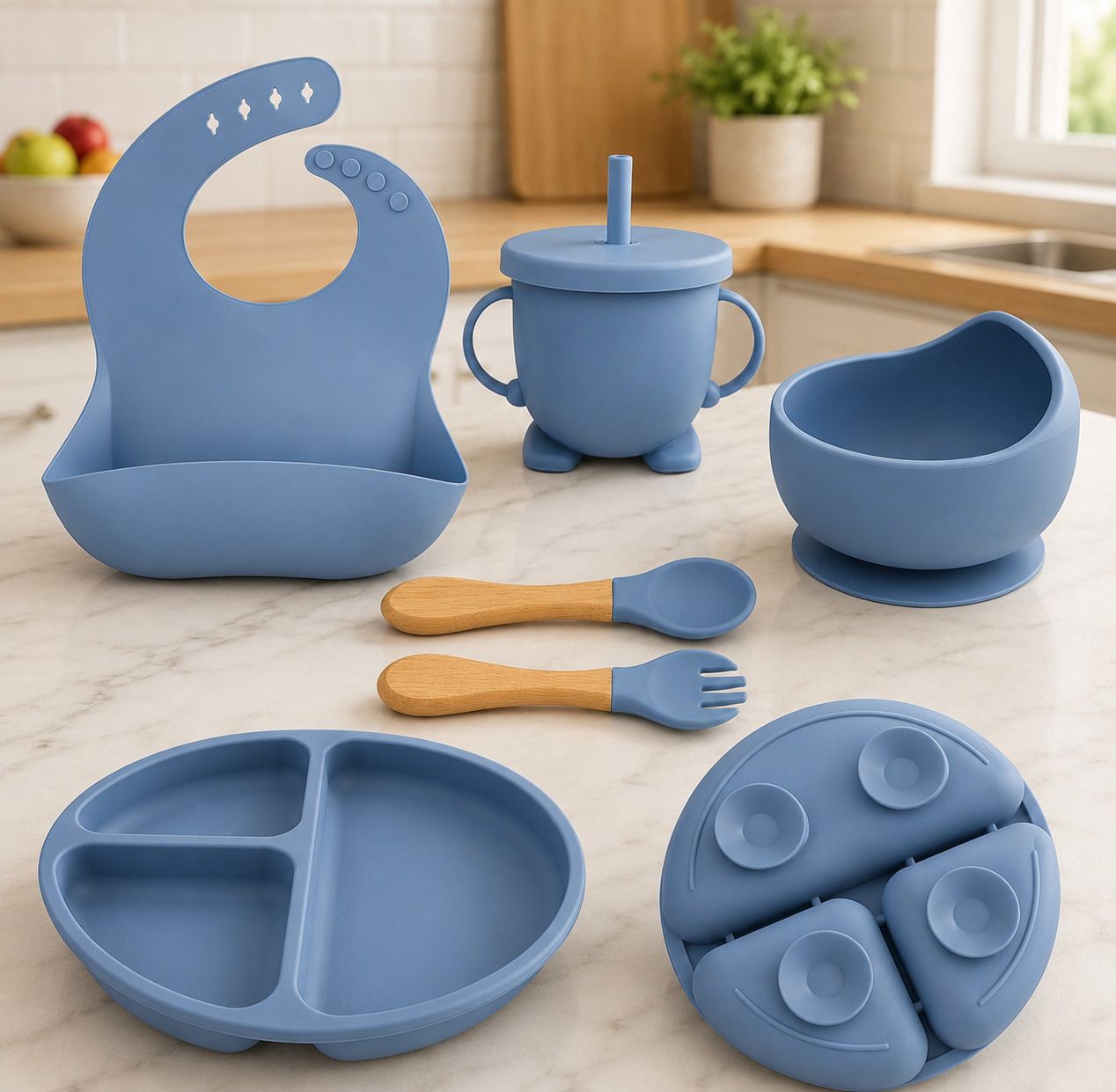 Premium Silicone Baby Feeding Set - silicone-image-19