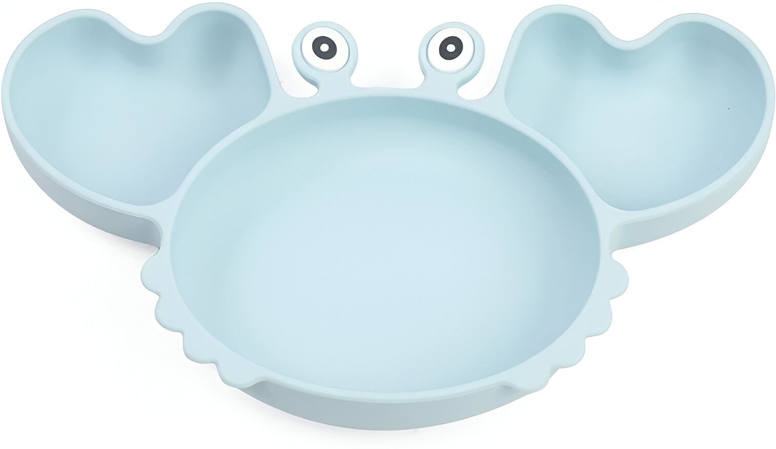 Crab Cartoon Silicone Suction Plate Set for Babies & Toddlers - Silicon