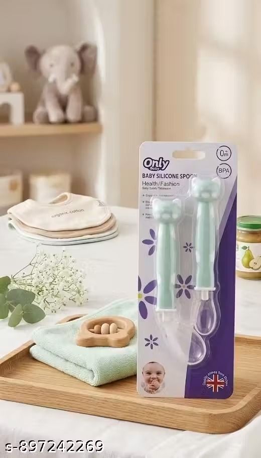 baby feeding spoon set -soft weaning spoons - silicone-image-19