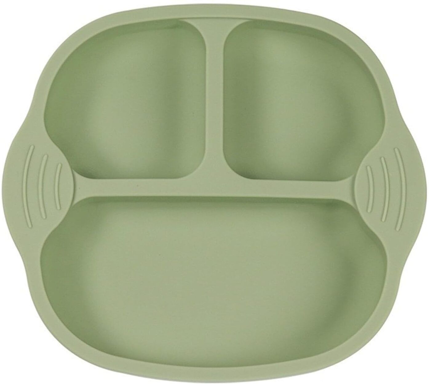 Silicone Baby Feeding Plate, Divided Suction Dish, Non-Slip- Silicone-image-32