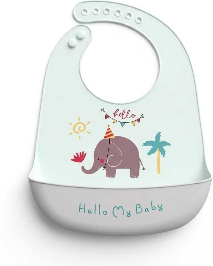 Baby Silicone Feeding Bib | Waterproof Silicone Adjustable Soft Silicone Bib | - Silicone-image-48