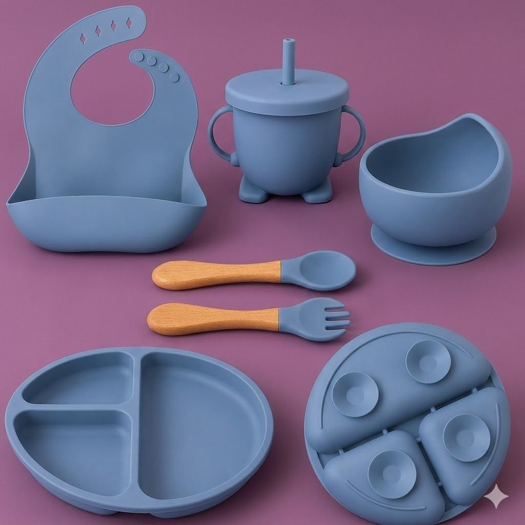 Premium Platinum Food Grade Silicone Baby Feeding Set - silicone-image-39