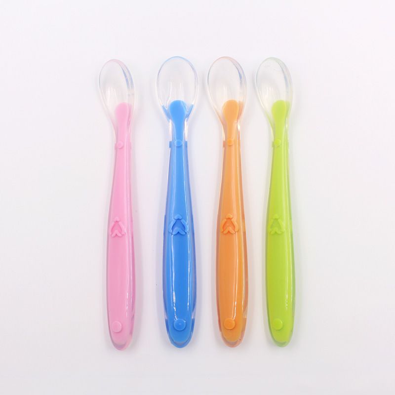 Silicone Baby Self Feeding Spoon with Ultra Soft Tip 4 M+ - Silicone-image-43