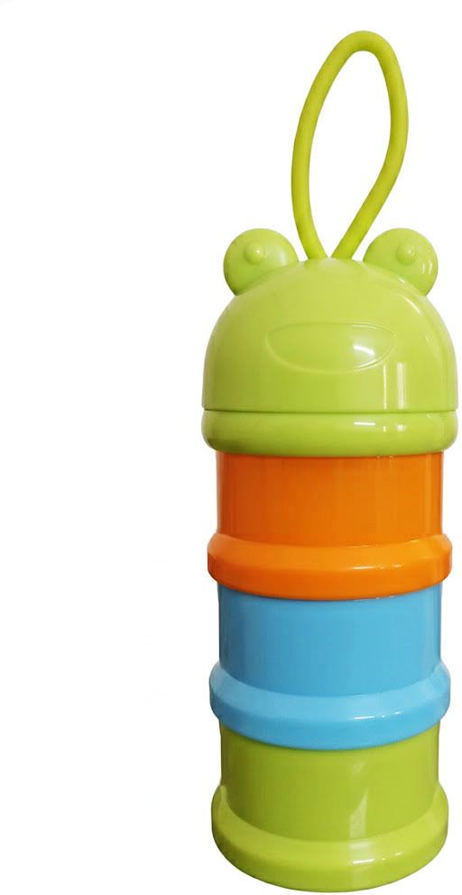 mopslik Baby 3 Layer Food Storage Container Baby Travel Milk Powder Container - Plastic-picture-14
