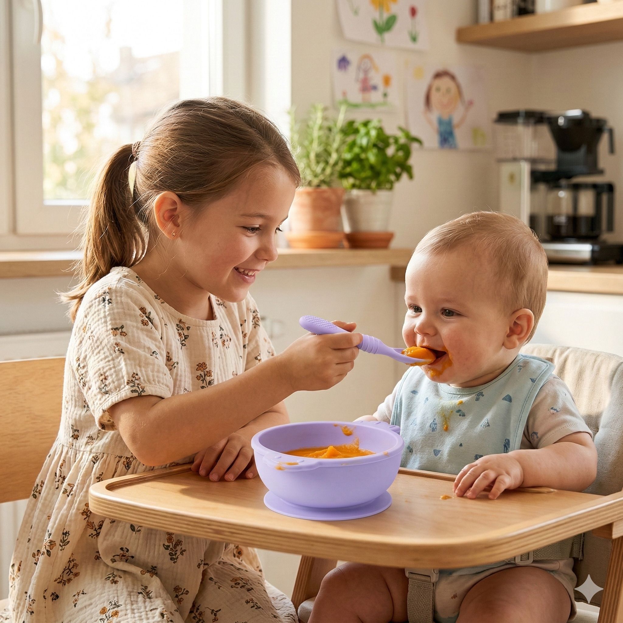 Silicone Suction Bowl & Soft Spoon Set - SILICON-image-24