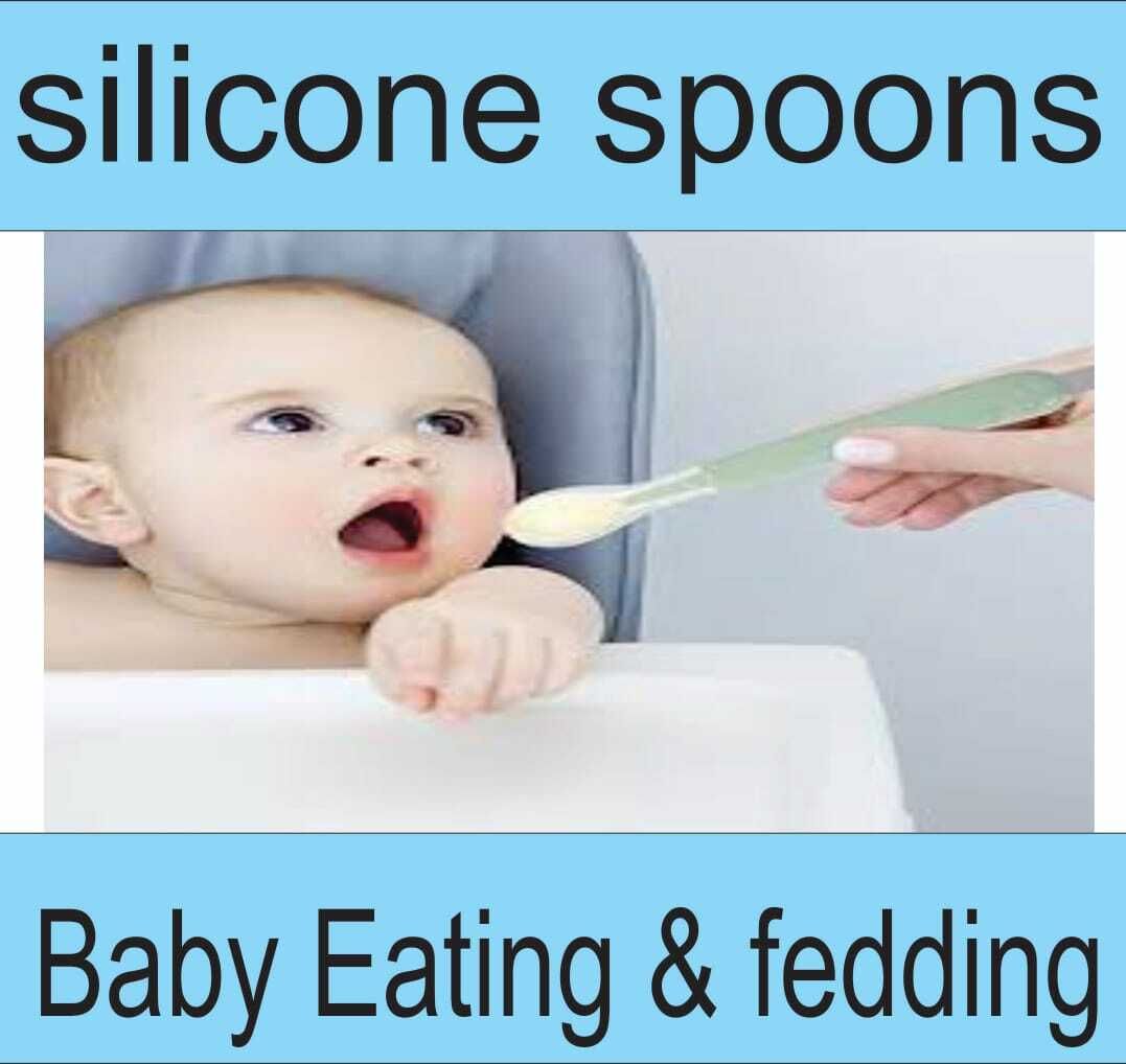 shree arts Littile baby silicone feeding spon - silicone-picture-18