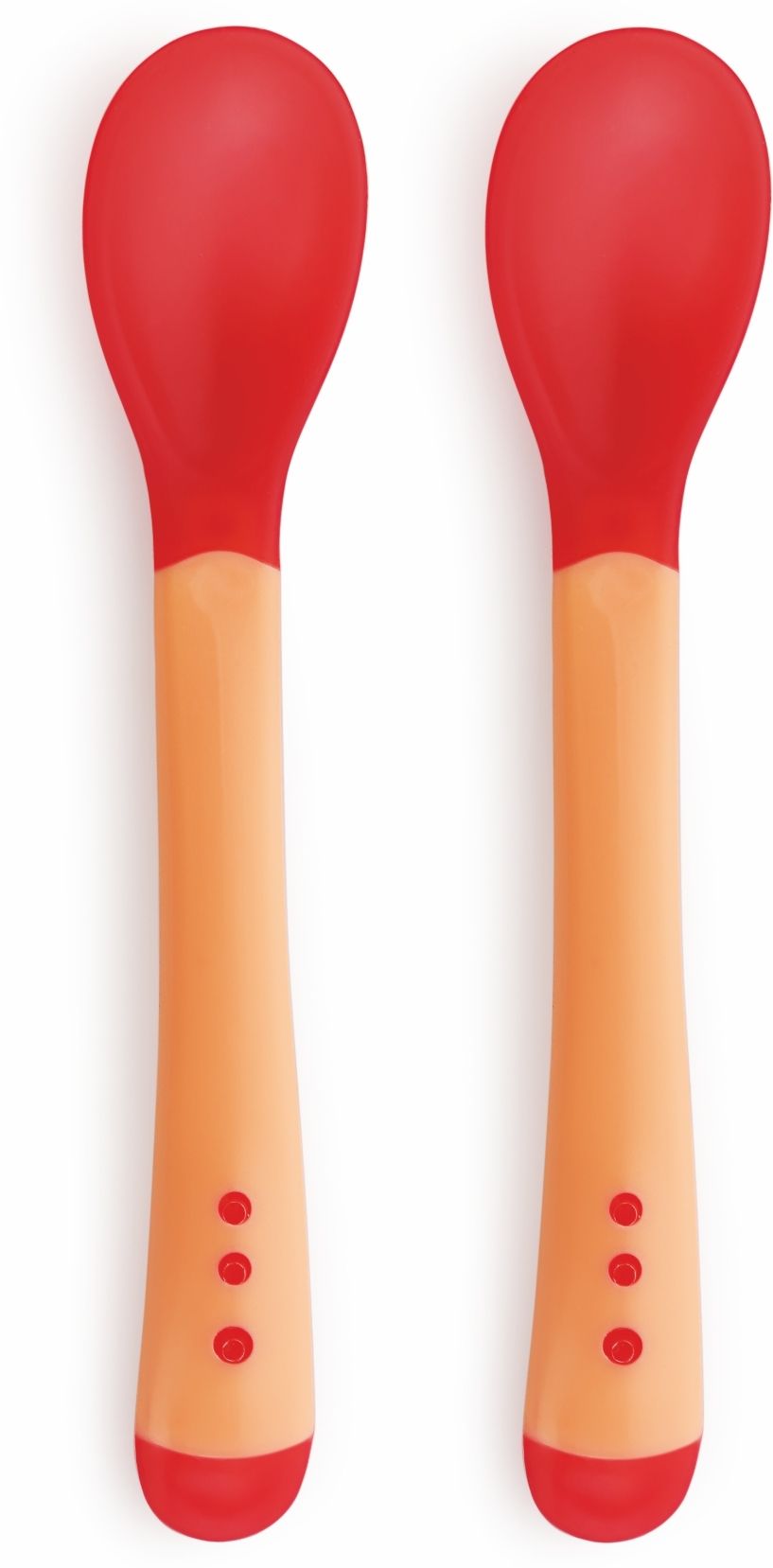 beebaby Heat Sensitive Colour Changing Soft Spoon for Feeding Baby. BPA Free. Set of 2 - Handle - Plastic, Tip - Silicone-picture-32