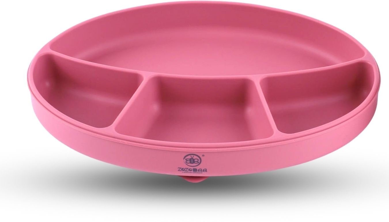 zozobaa Plate for Babies Toddlers & Kids |Suction Base Divided Portion BPA-Free - 100 % Food Grade Silicone-picture-12