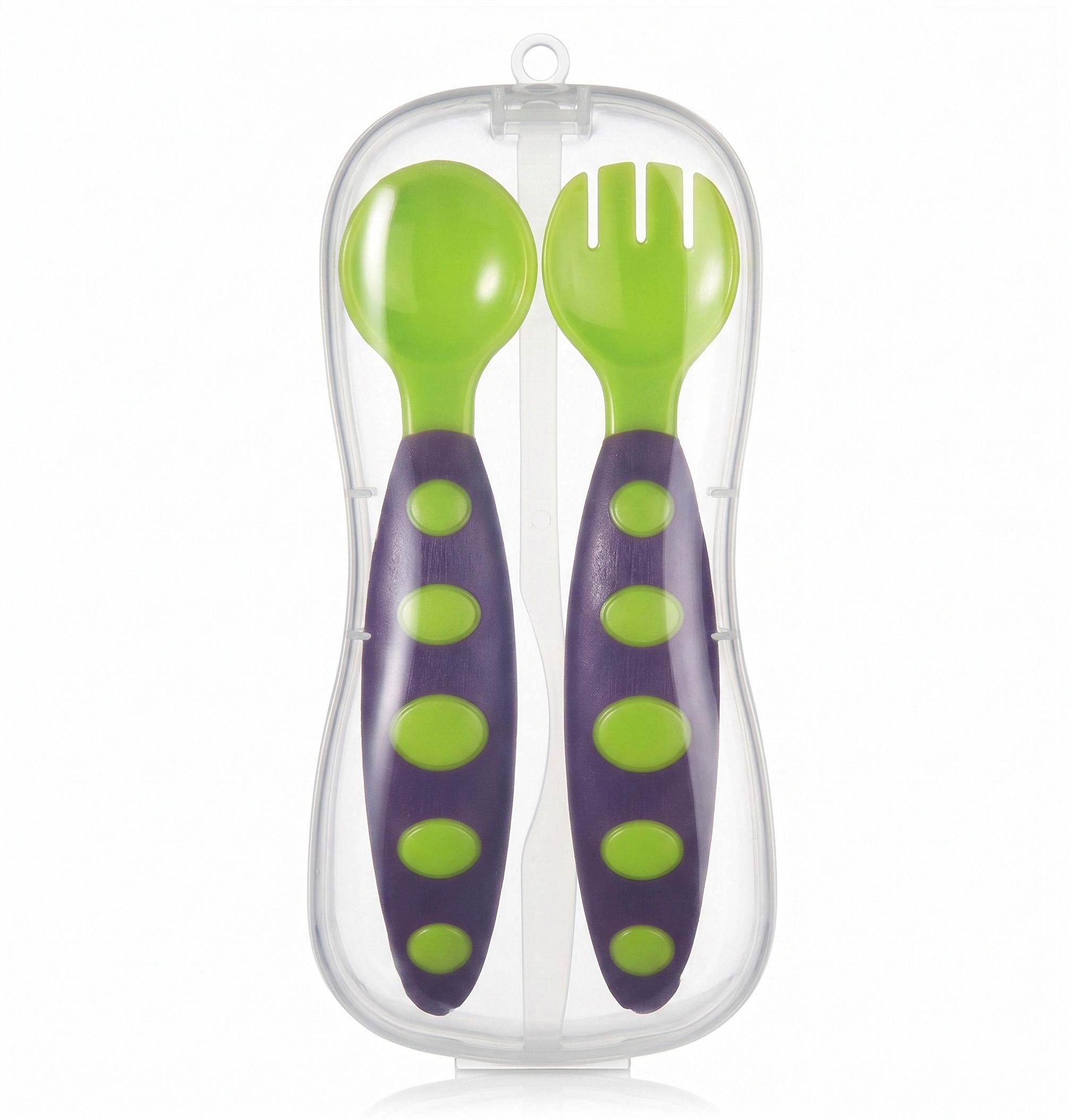 safe-o-kid BPA-Free Spoon & Fork Training Set with Box – Non-Toxic,Travel-Ready Feeder - Silicon-picture-33