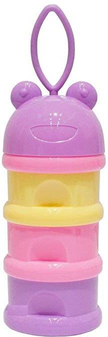 3 Layer Portable Baby Food Milk Powder Storage Box Bottle Container- PP-image-46