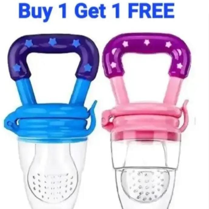 sde Silicone Food/Fruit Nibbler with Extra Mesh, Soft Pacifier Feeder Pack of 2 - Silicone-picture-8