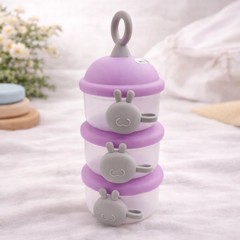 Baby Milk Powder Container,Formula Dispenser Food Storage Box for Travel - SILICON-image-18