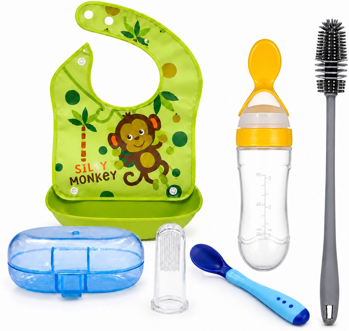 saforiaa Baby Feeding Combo - Plastic & Silicone-picture-30