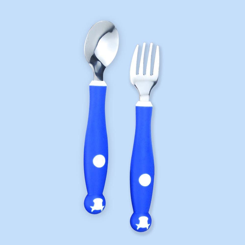 Silicone Spoon for Baby and Kids Microwave Dishwasher BPA Free Safe-(Dark Blue)- Silicon-image-20
