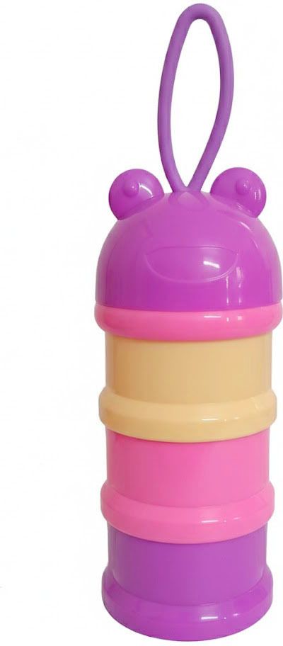 mopslik 3 Layer Baby Food Storage Box Baby Travel Milk Powder Container - Plastic-picture-7