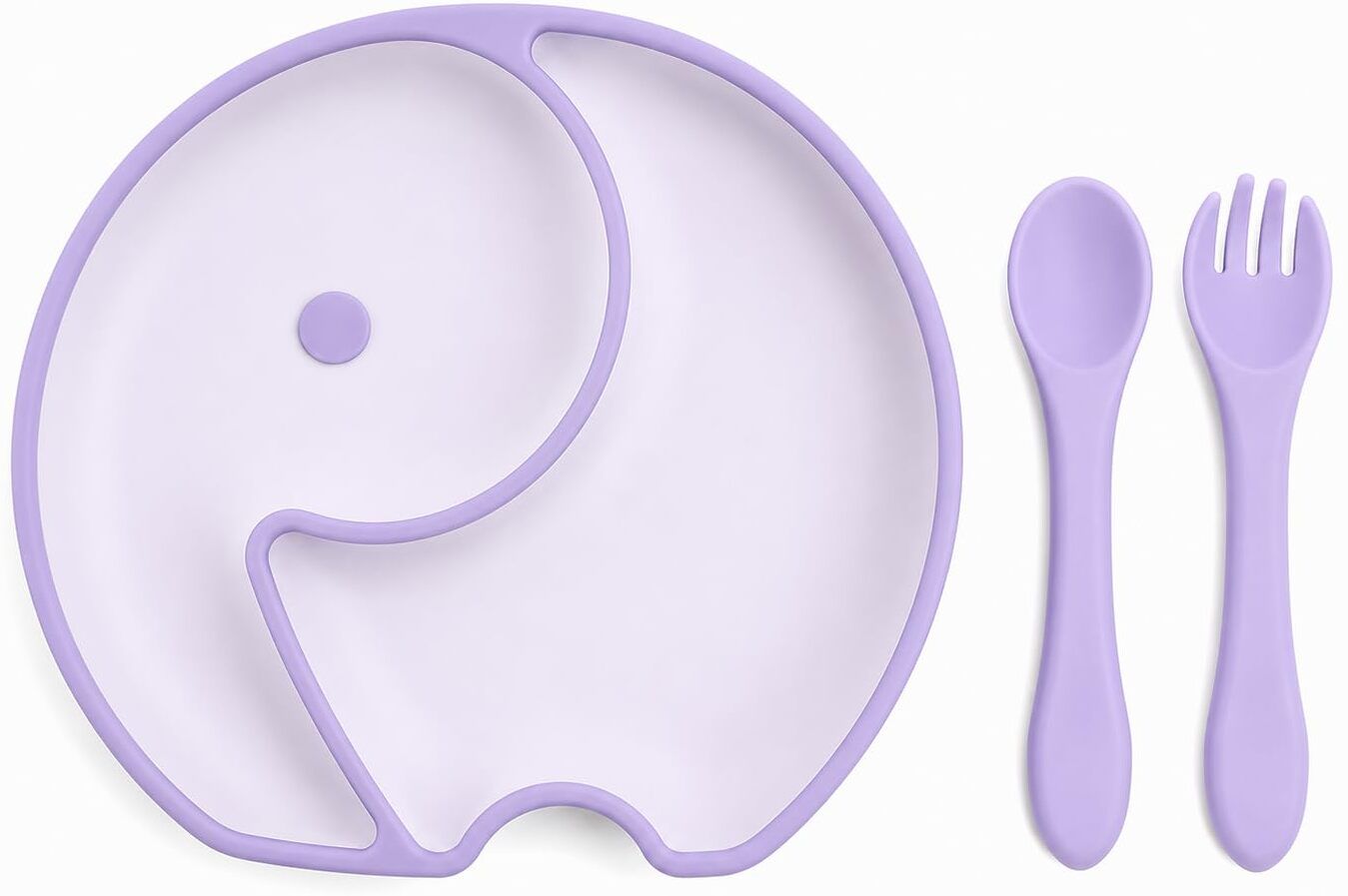Elephant Shape Silicone Baby Feeding - Food Grade Silicone-image-16