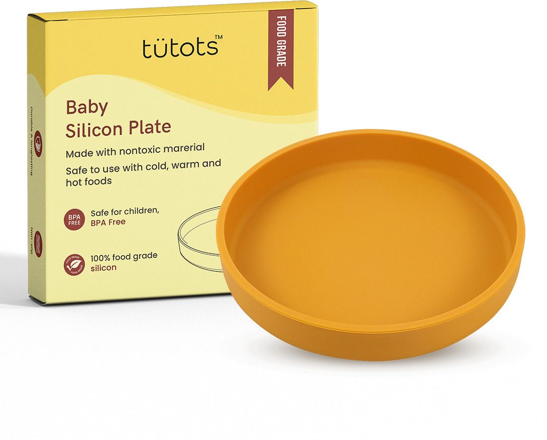 Premium Silicone Plate for Infants and Toddlers BPA Free, PVC Free- Silicone
