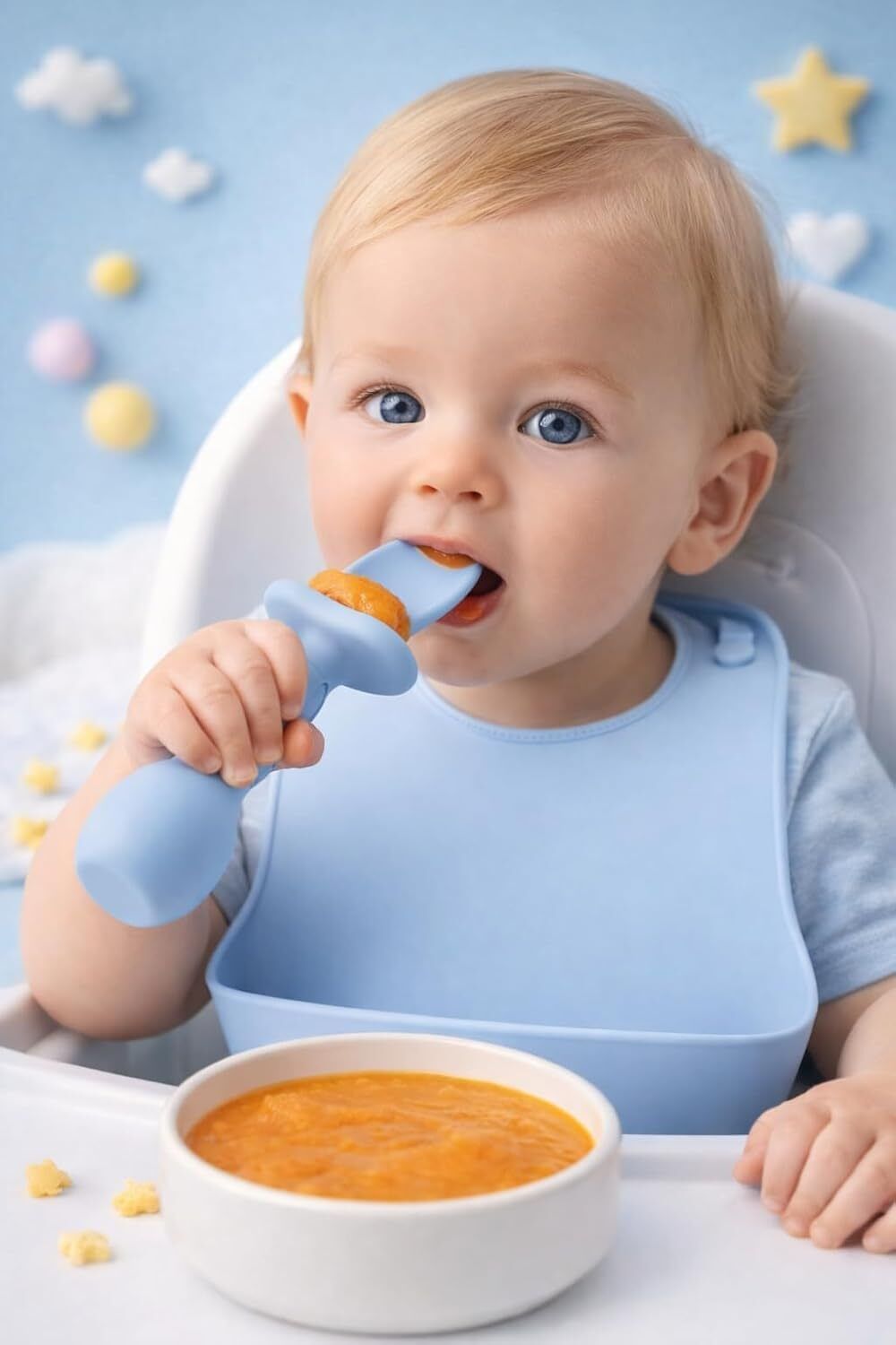 Top Silicone Baby Spoon Sets (Purple) - BPA Free -Silicone-image-46
