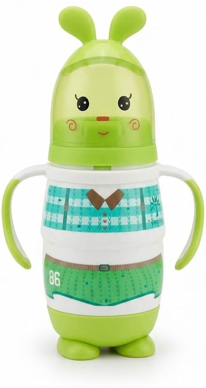 skyhighcompany baby feeding nipple bottle 240ml green plastic bottle - plastic-picture-35