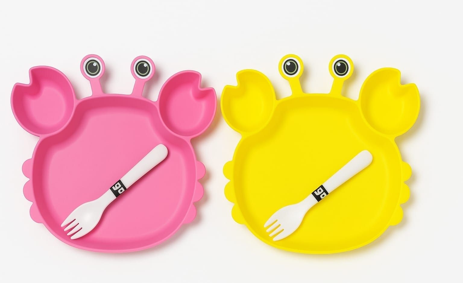 Crab plate for kids - BPA FREE PLASTIC, Food grade plastic