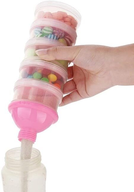 1 baby bottle for travel - 4522 - plastic