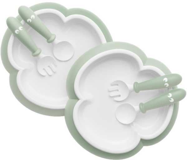 Baby Feeding Bowl with Lid Spoon Plate & Fork Set for Weaning Elevate Mealtime - BPA Free Mealtime Essentials, 100% food grade for Baby, Non Toxic Feeding Blue-image-43