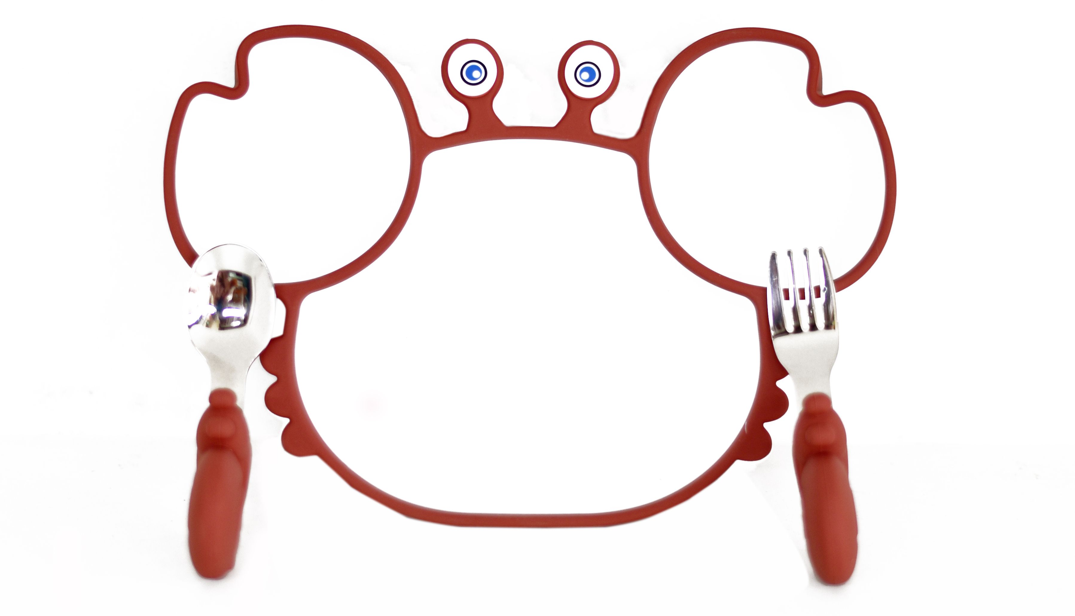 Cute Crab Silicone Suction Plate for Babies &Toddlers Food Grade Silicone Set- Silicon-image-5