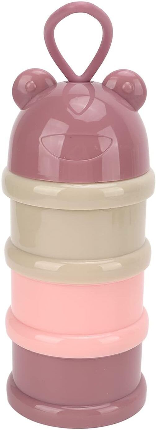 Baby Milk Powder Cerelac Food Storage Dispenser Container 3 Compartment BPA Free - PP Plastic