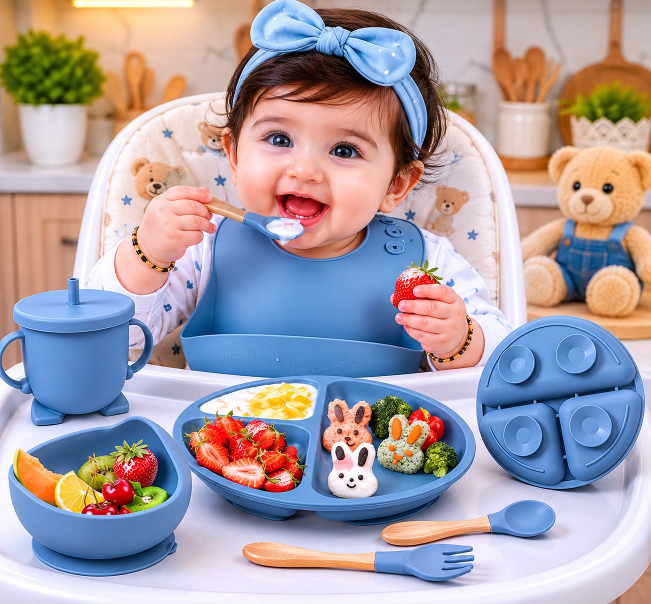 Premium Silicone Baby Feeding Set - silicone-image-15