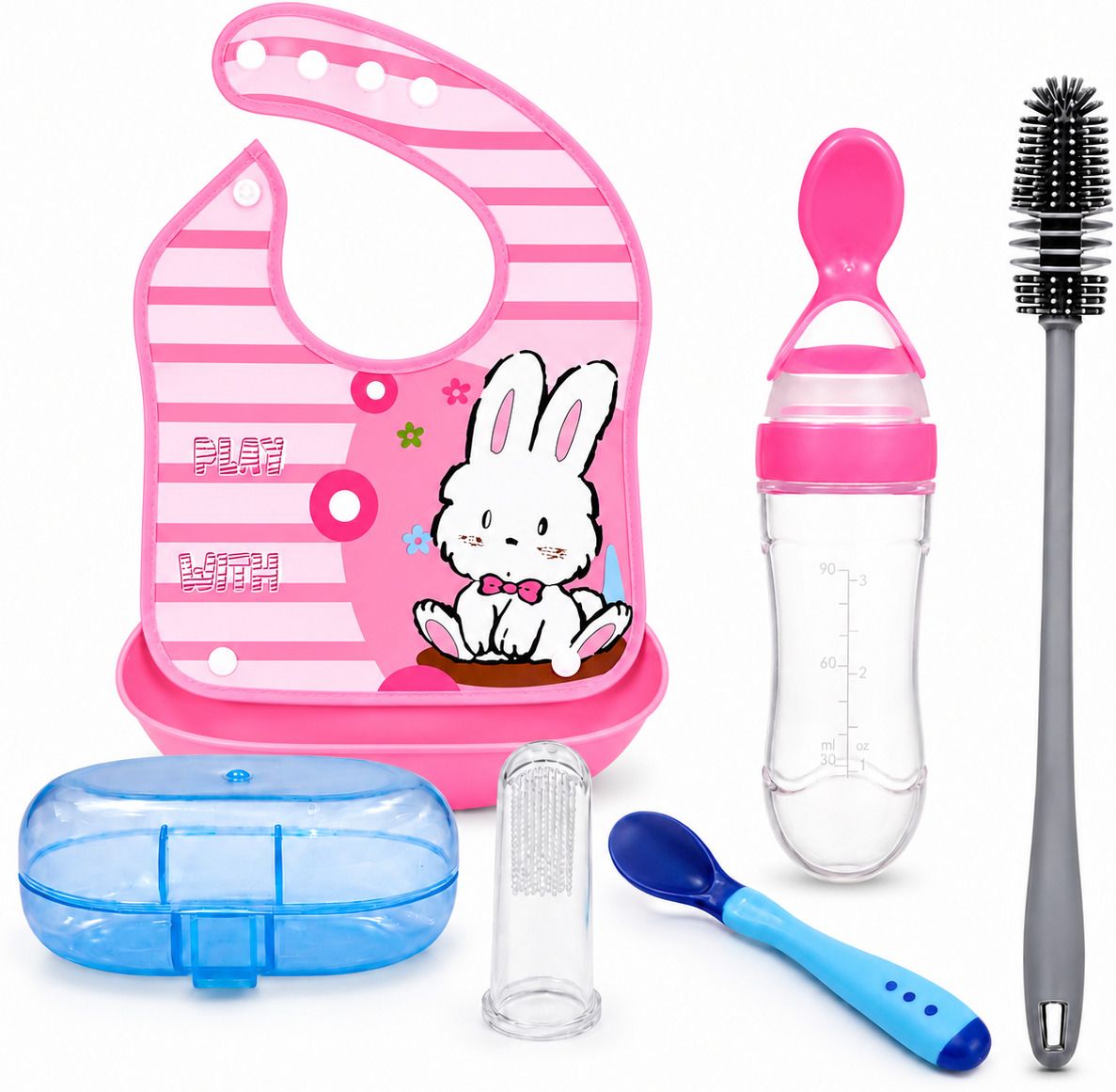 saforiaa 5-in-1 Baby Feeding & Care Kit - Silicone-picture-37
