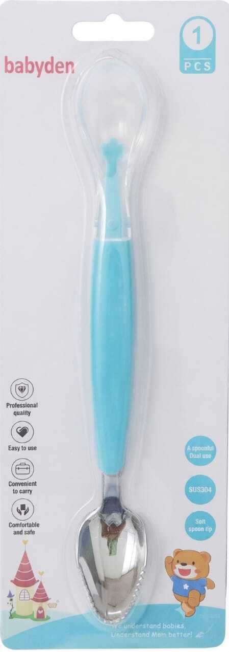 babyden 2 in 1Double Headed Silicone Baby Spoon – Soft and Gentle - SILICONE-picture-18
