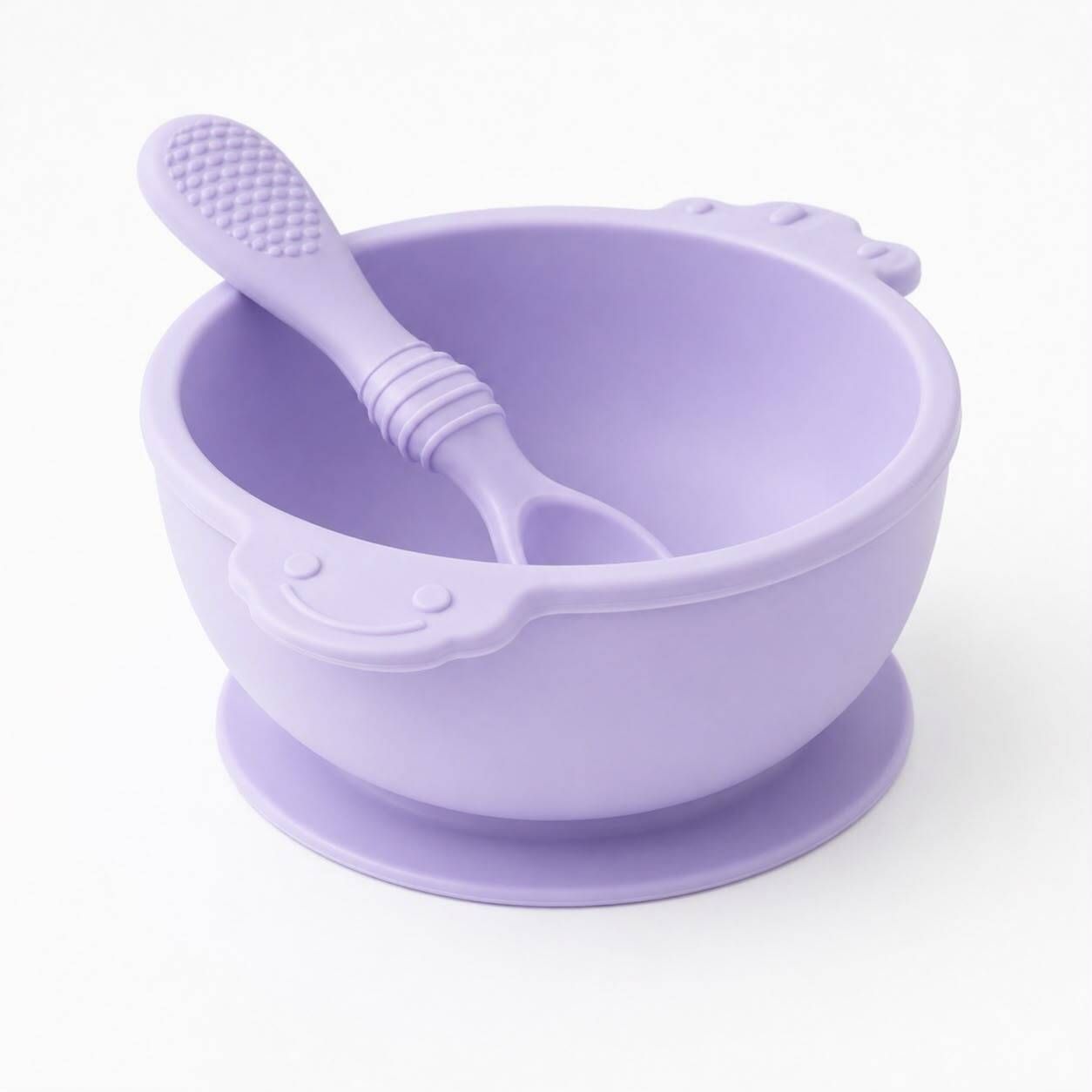 Baby Silicone Suction Bowl & Spoon Set | Non-Slip Self Feeding Bowl - Food Grade Silicone, BPA-Free Silicone, Premium Silicone, Food-Grade BPA-Free Silicone-image-35
