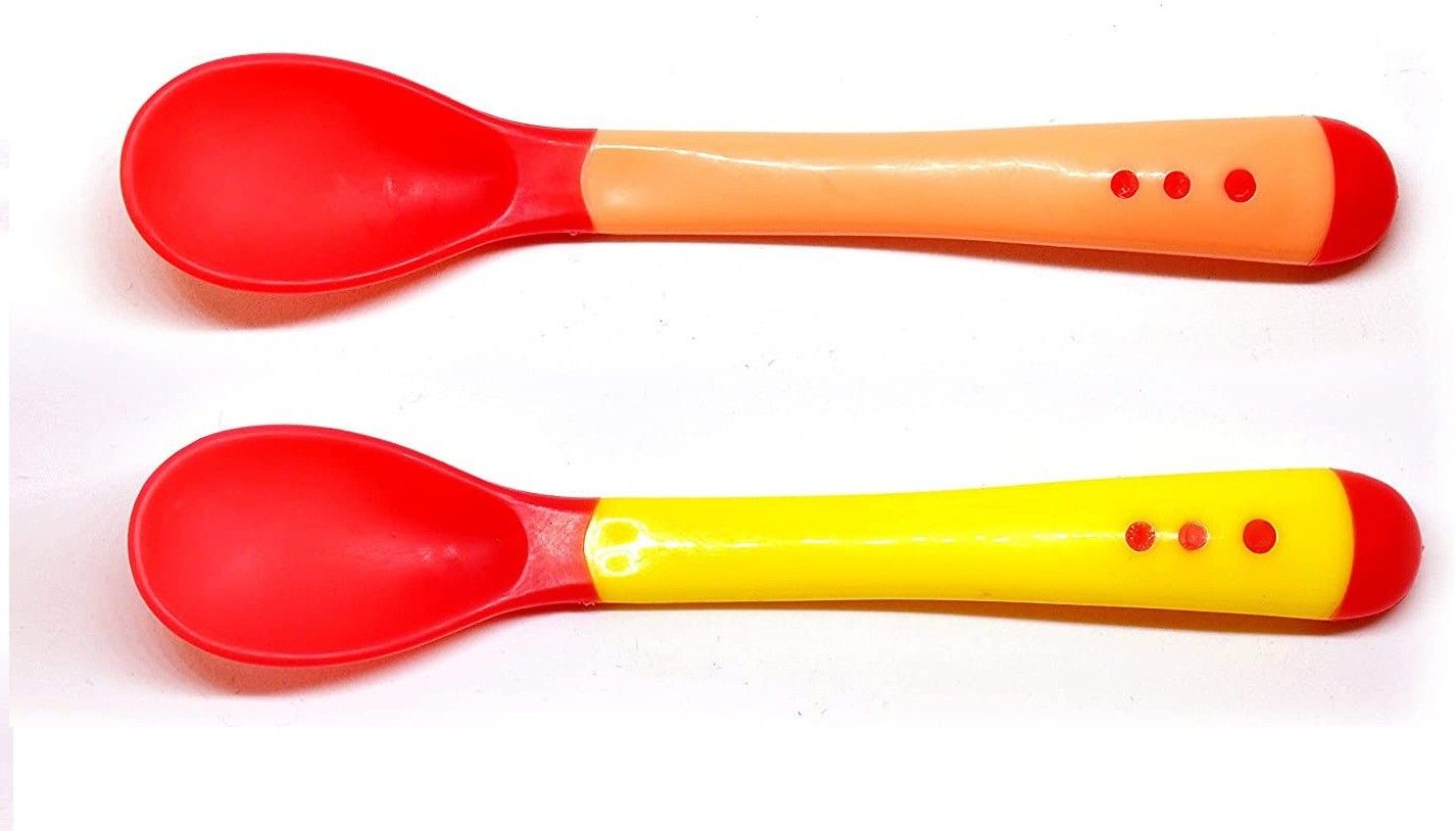 manan shopee Silicone Tip Heat Sensitive Silicone Spoons | Temperature Sensing Spoons - Silicone-picture-21