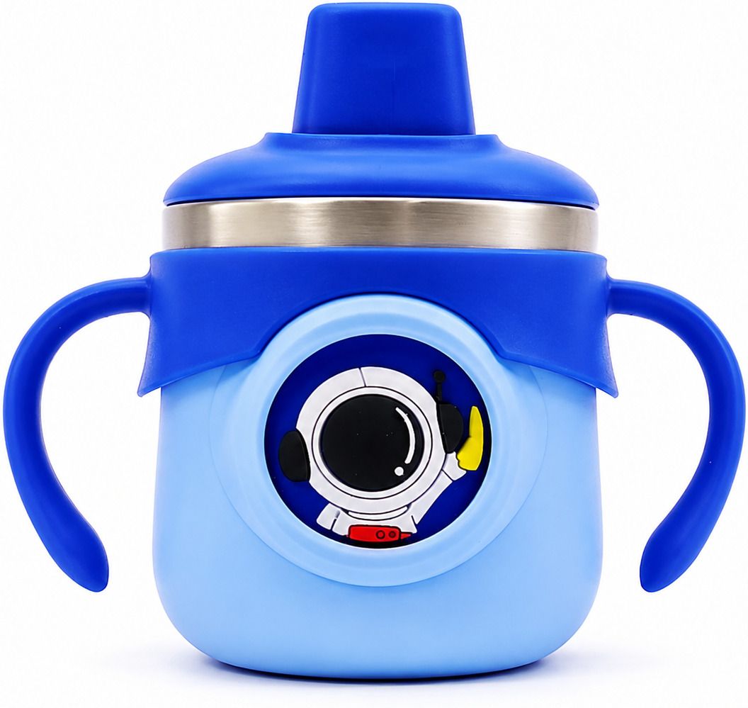Stainless Steel Insulated Hot & Cold Baby Sipper Bottle with Handle, BPA Free-image-37