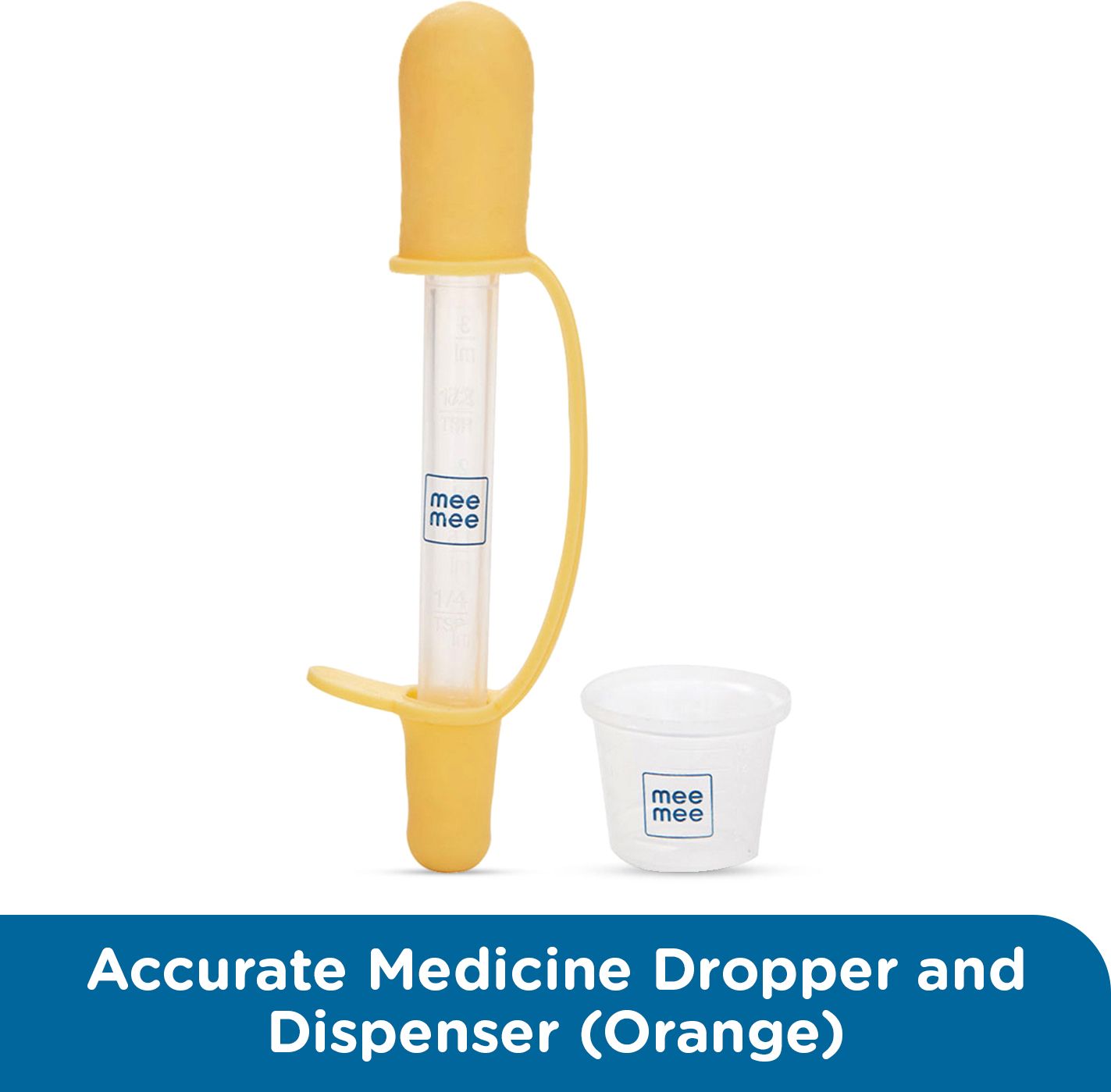 Accurate Medicine Dropper and Dispenser(Orange)- Plastic-image-5