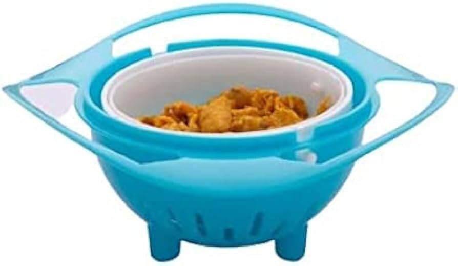 Kids Magic Bowl Universal 360 Rotate Funny Toys Baby Gyro Feeding Toy Bowl - Plastic