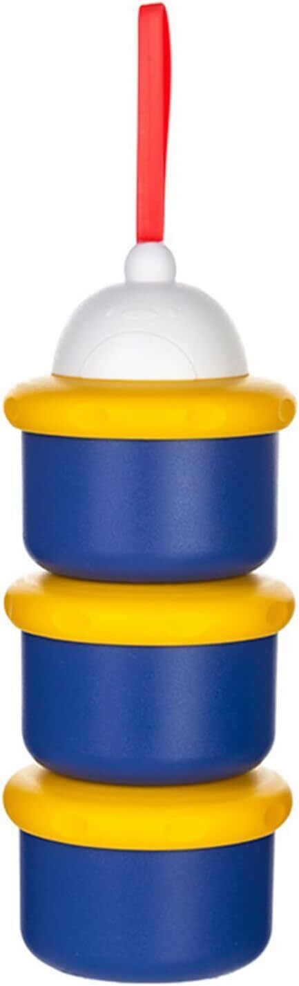 Baby Milk Powder Cerelac Food Storage Dispenser Container 3 Compartment BPA Free- PP Plastic