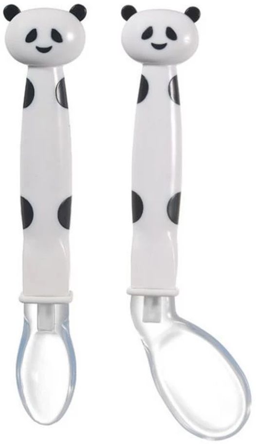 funblast Self Feeding Training Spoons Set for Babies 6 To 12 Months - 2 Pcs - Silicone, Plastic-picture-41