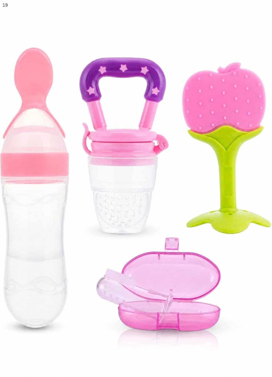 Baby Fruit Feeder and Spoon Feeding Set - SILICONE-image-41