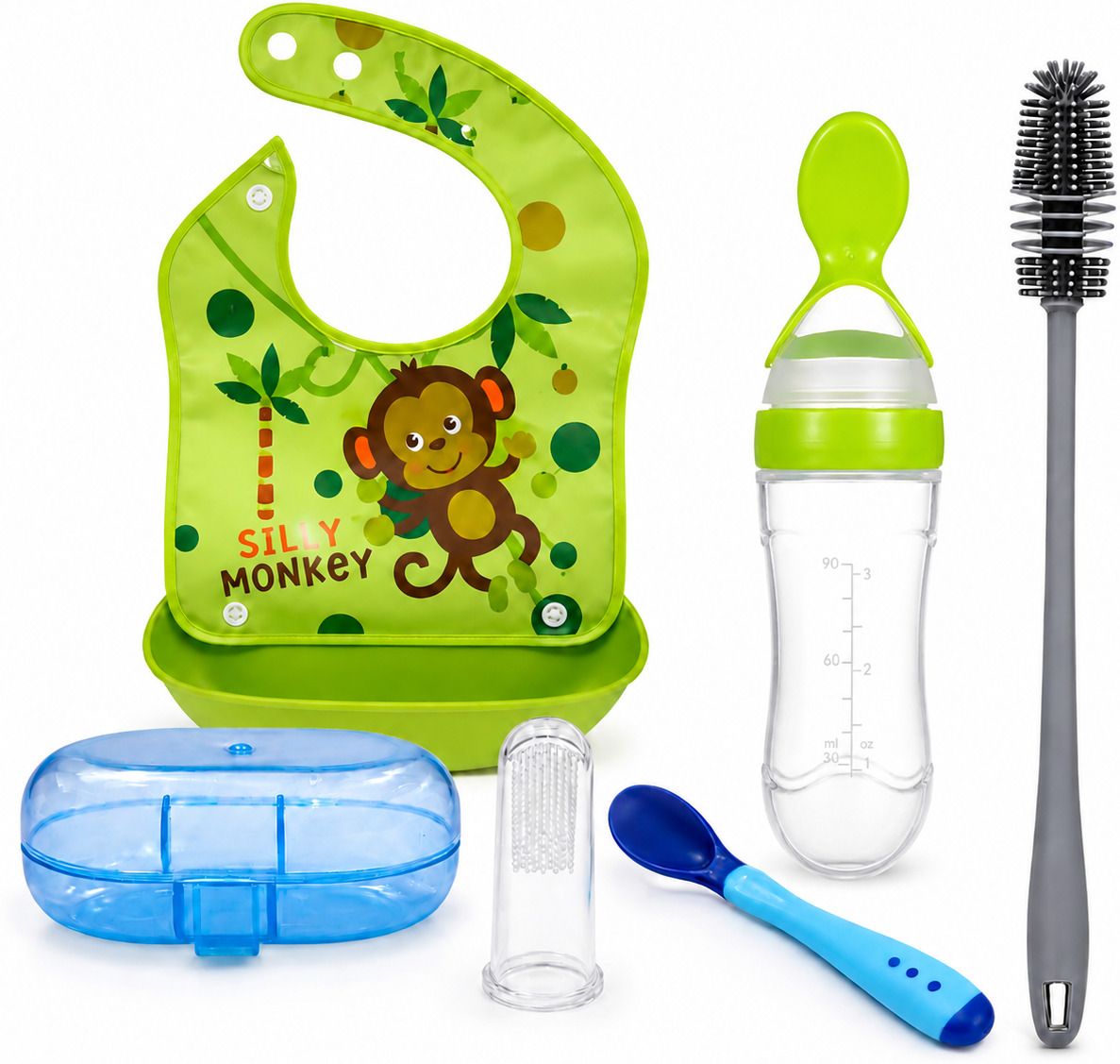 saforiaa Baby Feeding Combo - Plastic & Silicone-picture-31