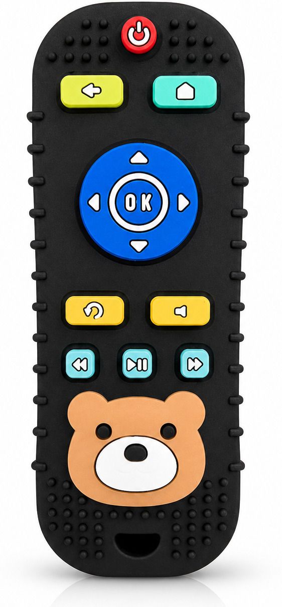 remote shape panda baby teether BPA free - silicone-image-30
