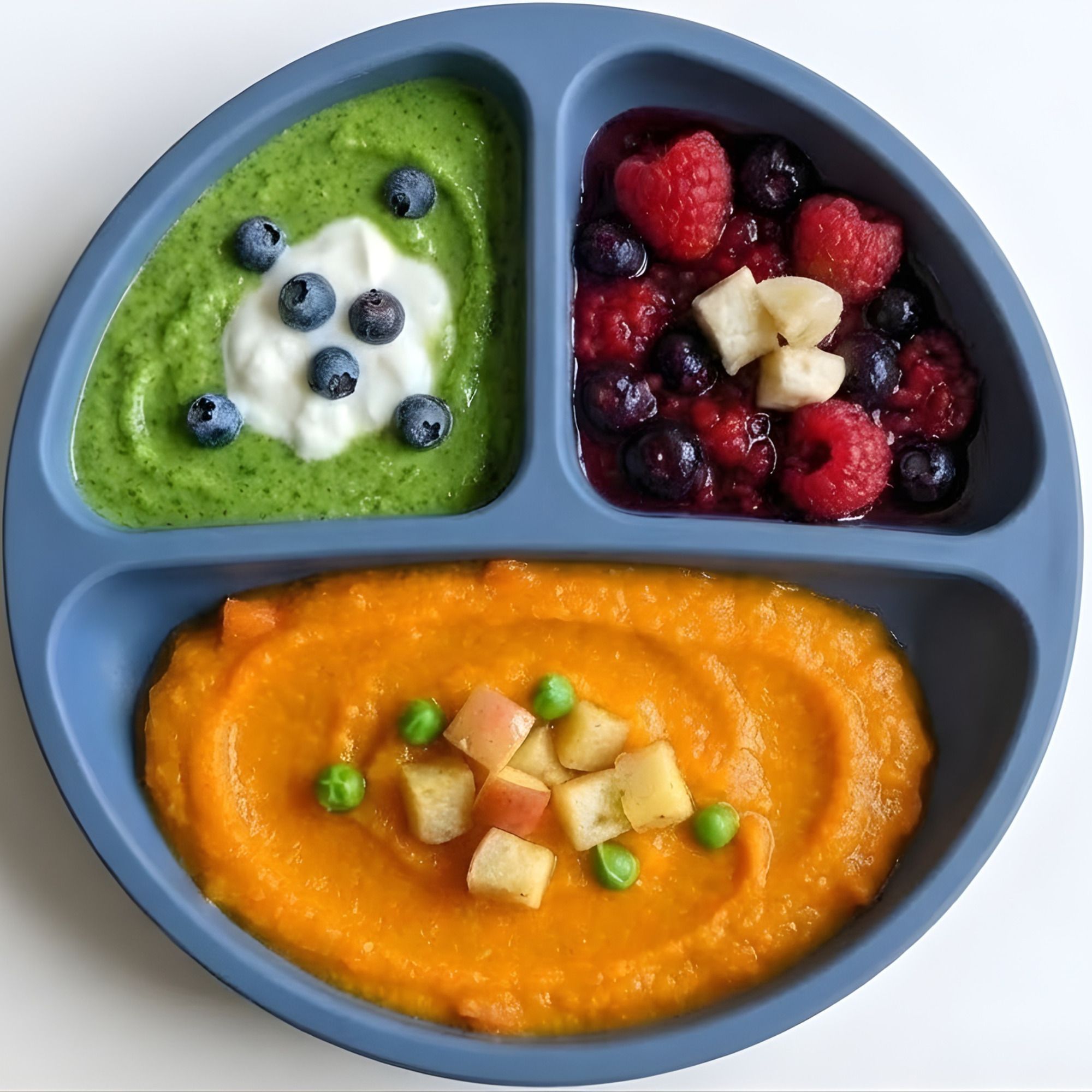 Divided Plate for Babies & Toddlers | 100% Food-Grade Silicone - Silicone